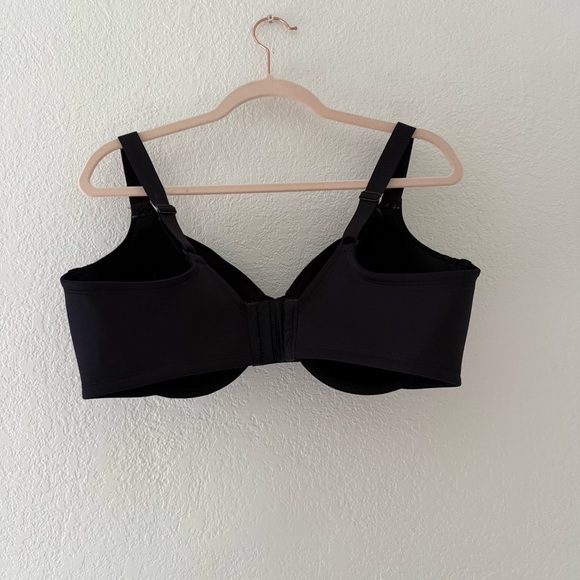 Vanity fair Black Full- Figure Smoothing Underwire Bra Size 40DD - Picture 6 of 9